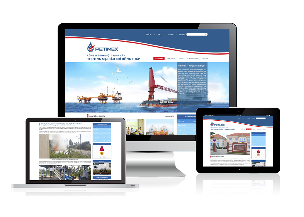 PETIMEX - Thiết kế logo và nhận diện thương hiệu Công ty Dầu khí Petimex